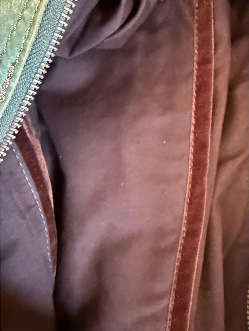 Green Leather Lucky Brand Hobo Bag